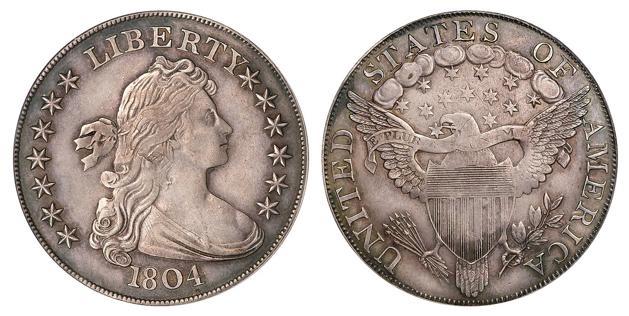 Classic United States silver coinage for a type set.