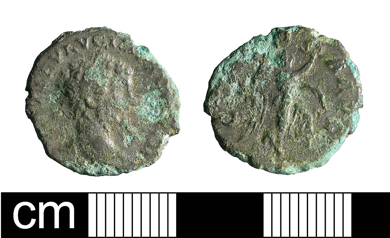 A counterfeit ancient coin — the kind this guide teaches you to spot.