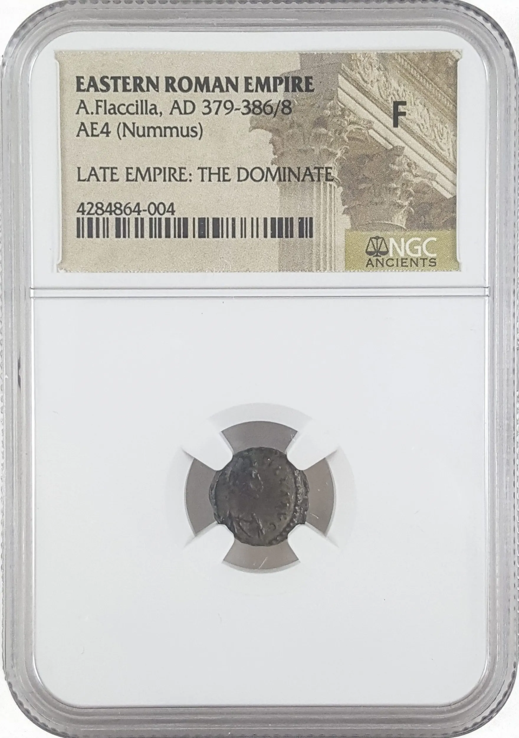 Roman Æ2 (bronze) of Aelia Flaccilla, AD 379–386