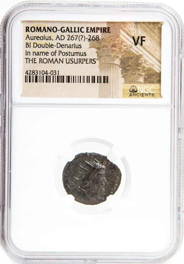 Roman Posthumous Issue Antoninianus of Aureolus, AD 268