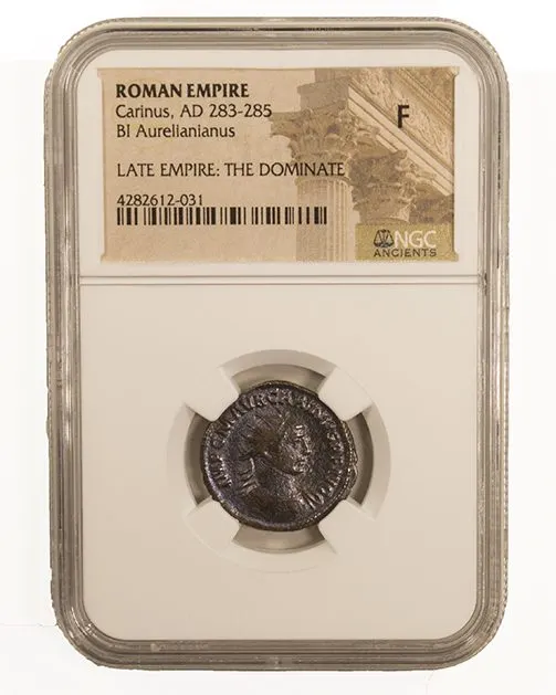 Roman Bronze of Carinus, AD 283–285