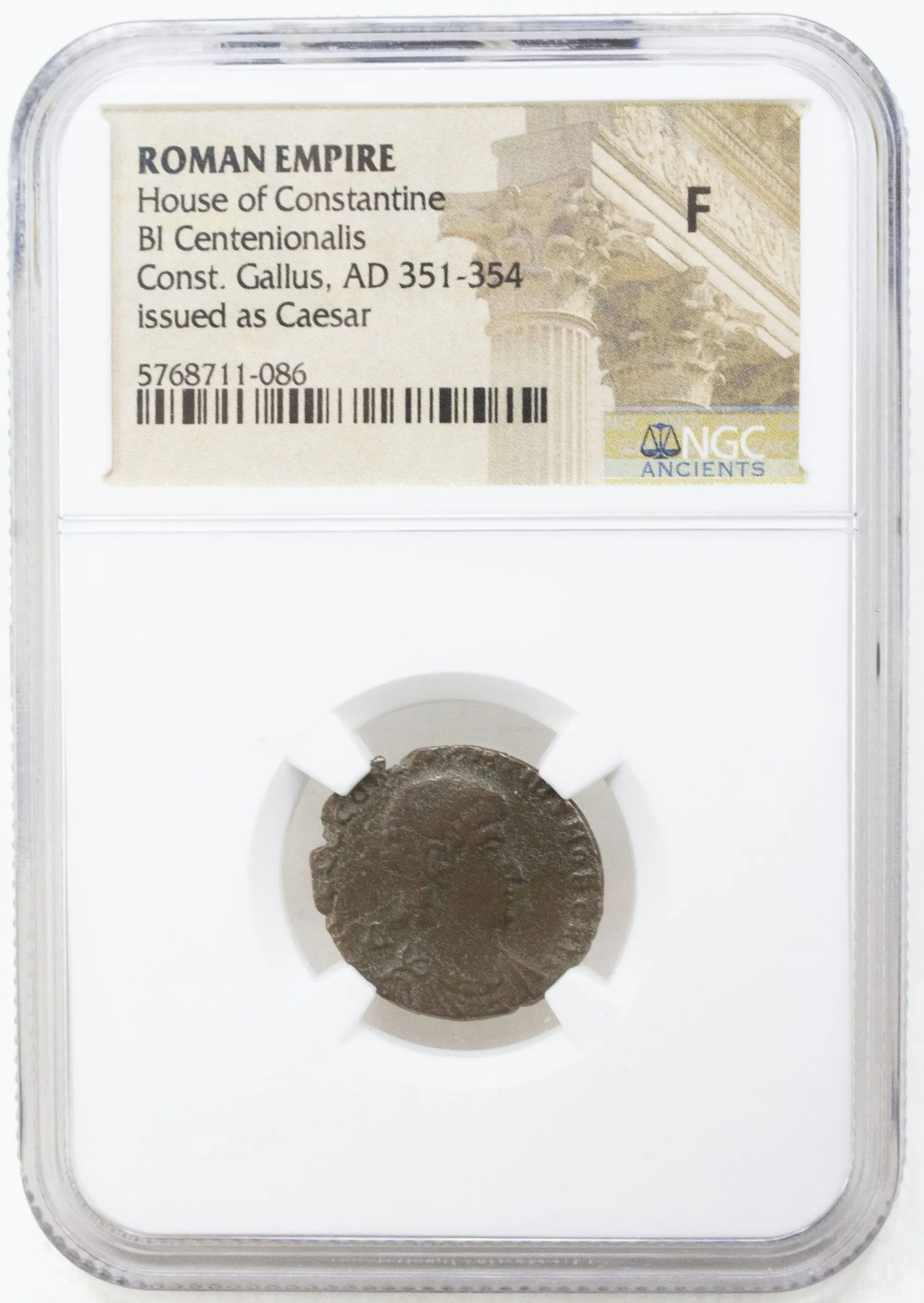 Roman Æ2 (bronze) of Constantius Gallus, AD 351–354 — photo 1 of 1