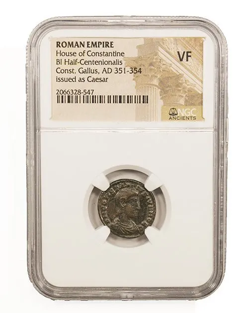 Roman Bronze of Constantius Gallus, AD 351–354
