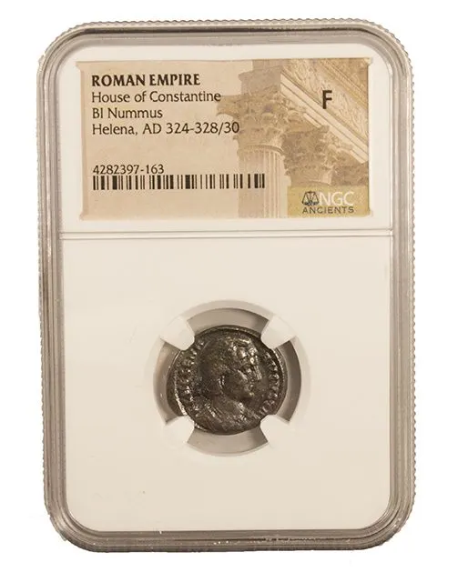 Roman Æ3 (bronze) of Helena, AD 250–330
