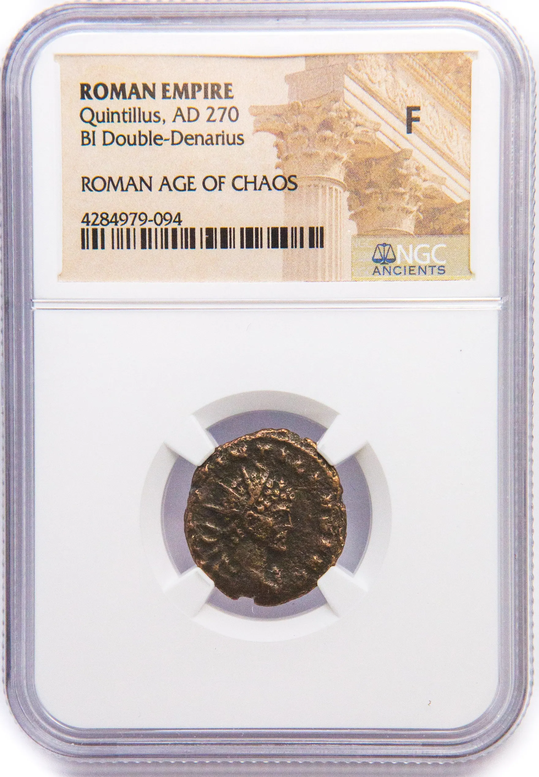 Roman Antoninianus of Quintillus, AD 270