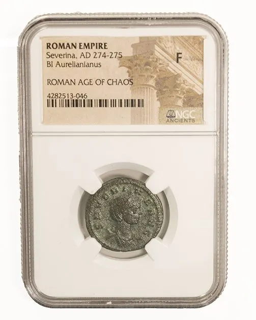Roman Antoninianus of Severina, AD 270–275
