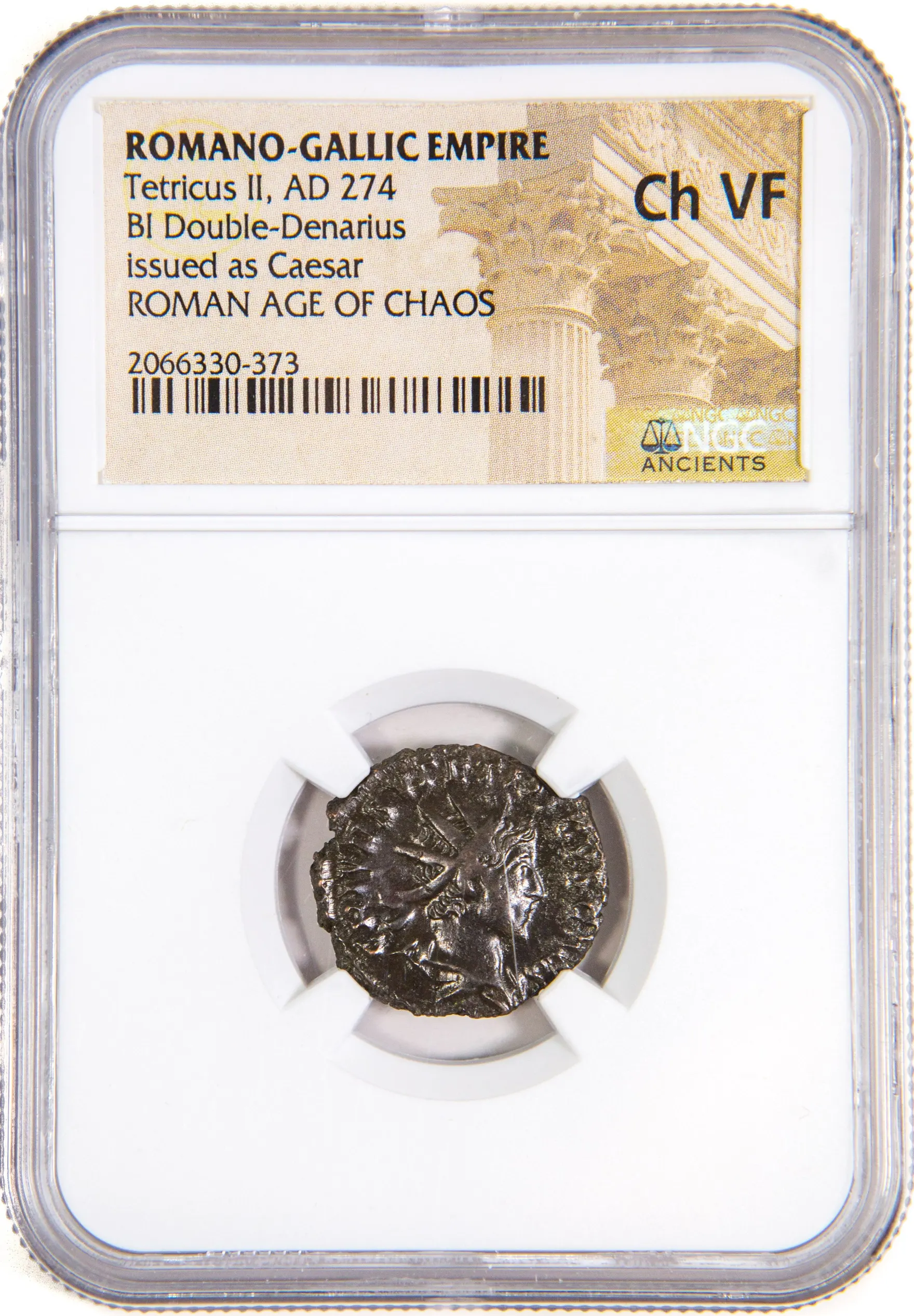 Roman Antoninianus of Tetricus II, AD 273–274