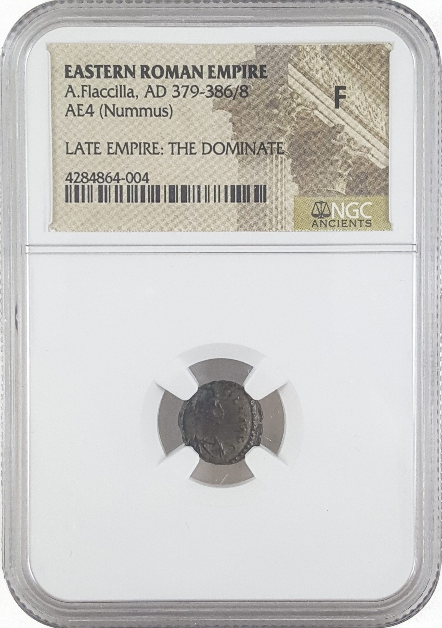 Roman Æ2 (bronze) of Aelia Flaccilla, AD 379–386