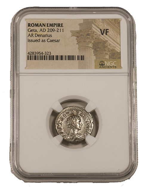 Roman Silver of Geta, AD 209–211