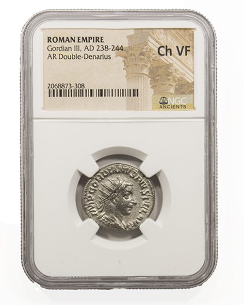 Roman Silver Antoninianus of Gordian III, AD 238–244